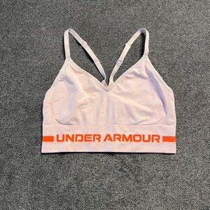Under Armor Women's Light Pink Sports Bra
